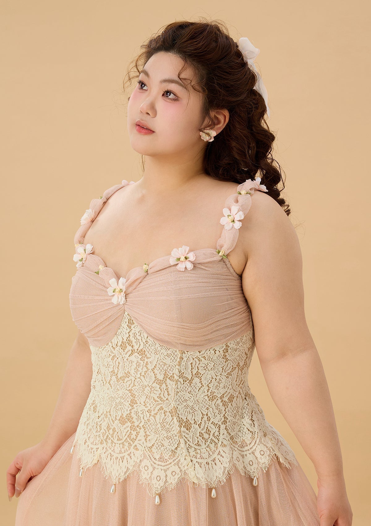 Curve & Plus Daisy Wind Chine Dress