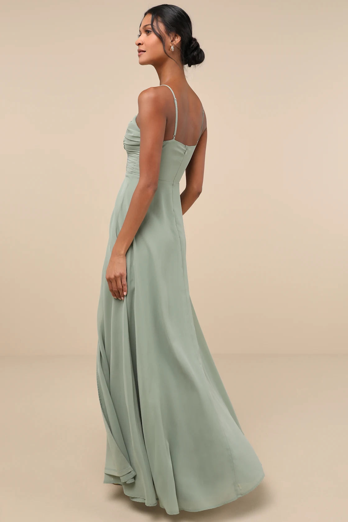 Sweeney Sage Brush Sleeveless Maxi Dress