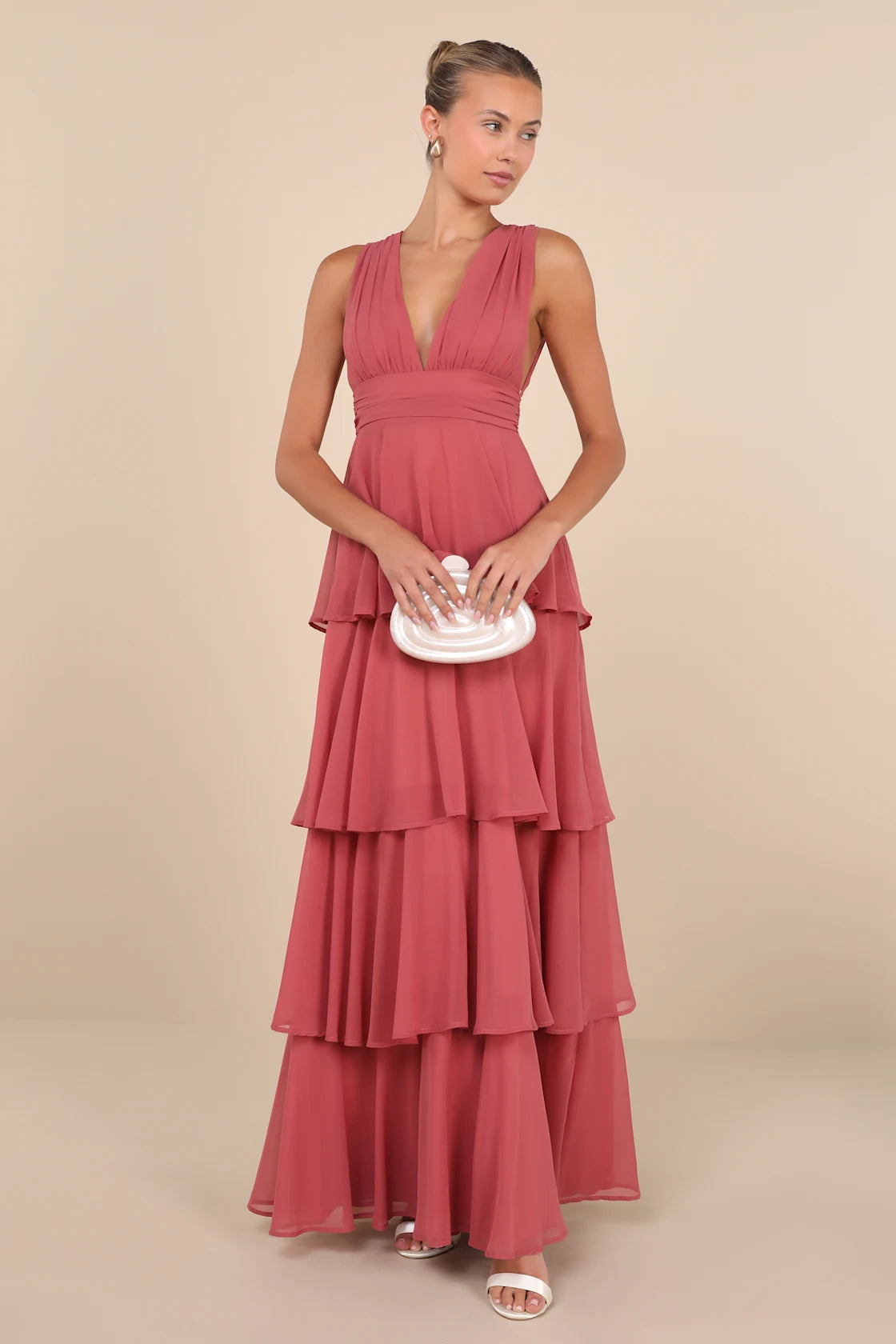 Amazing Evening Navy Blue Tiered Maxi Dress
