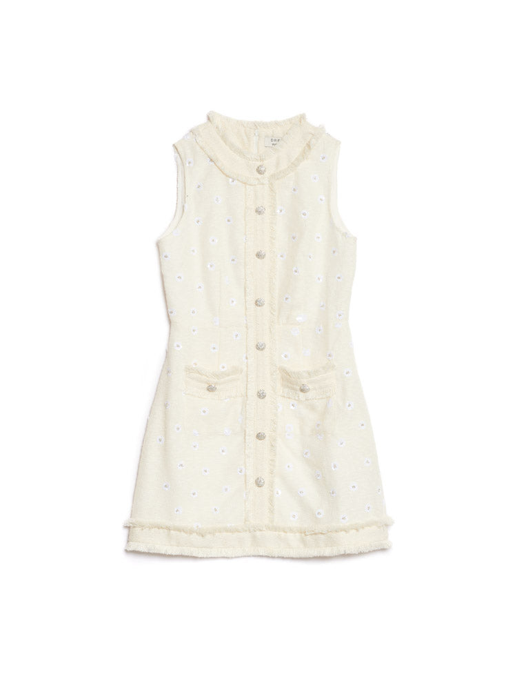 Meadow Tweed Mini Dress