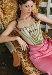 Flower Vine Phantom Corset Dress