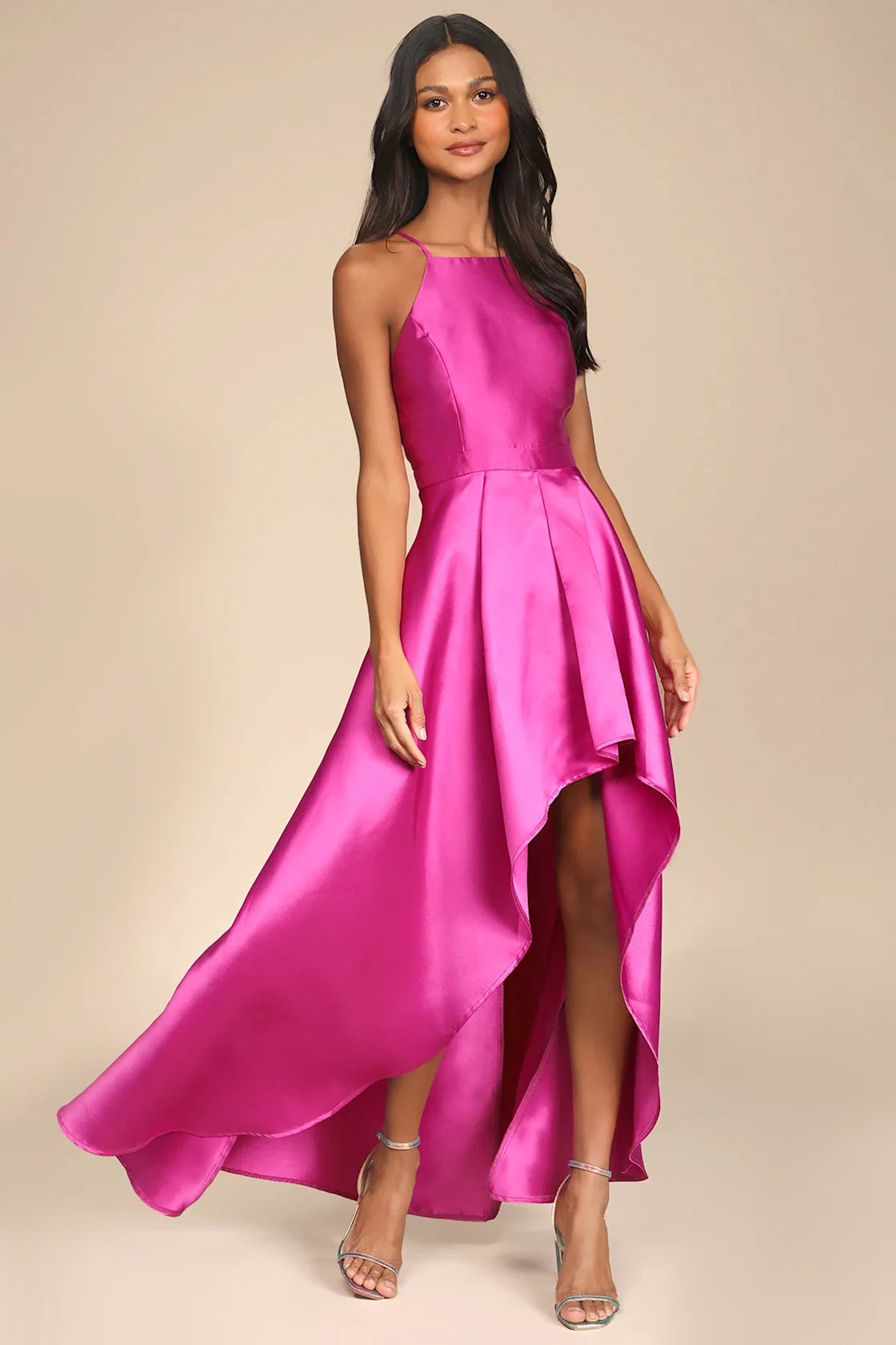 Broadway Show Black High-Low Gown