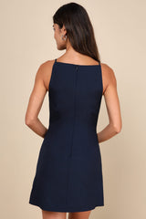 Chic Ease Lime Green Sleeveless Mini Dress