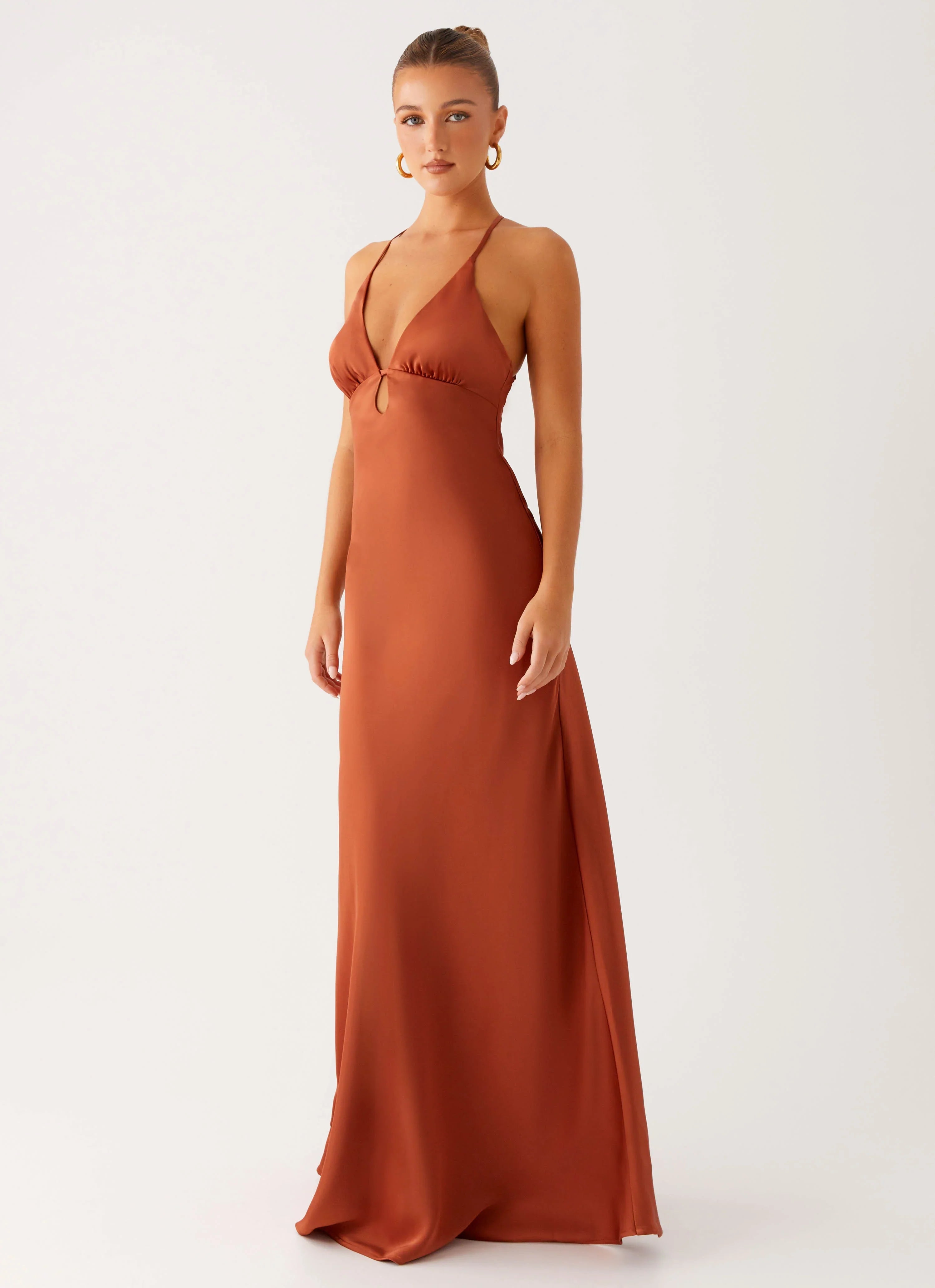 Sundowner Maxi Dress - Rust