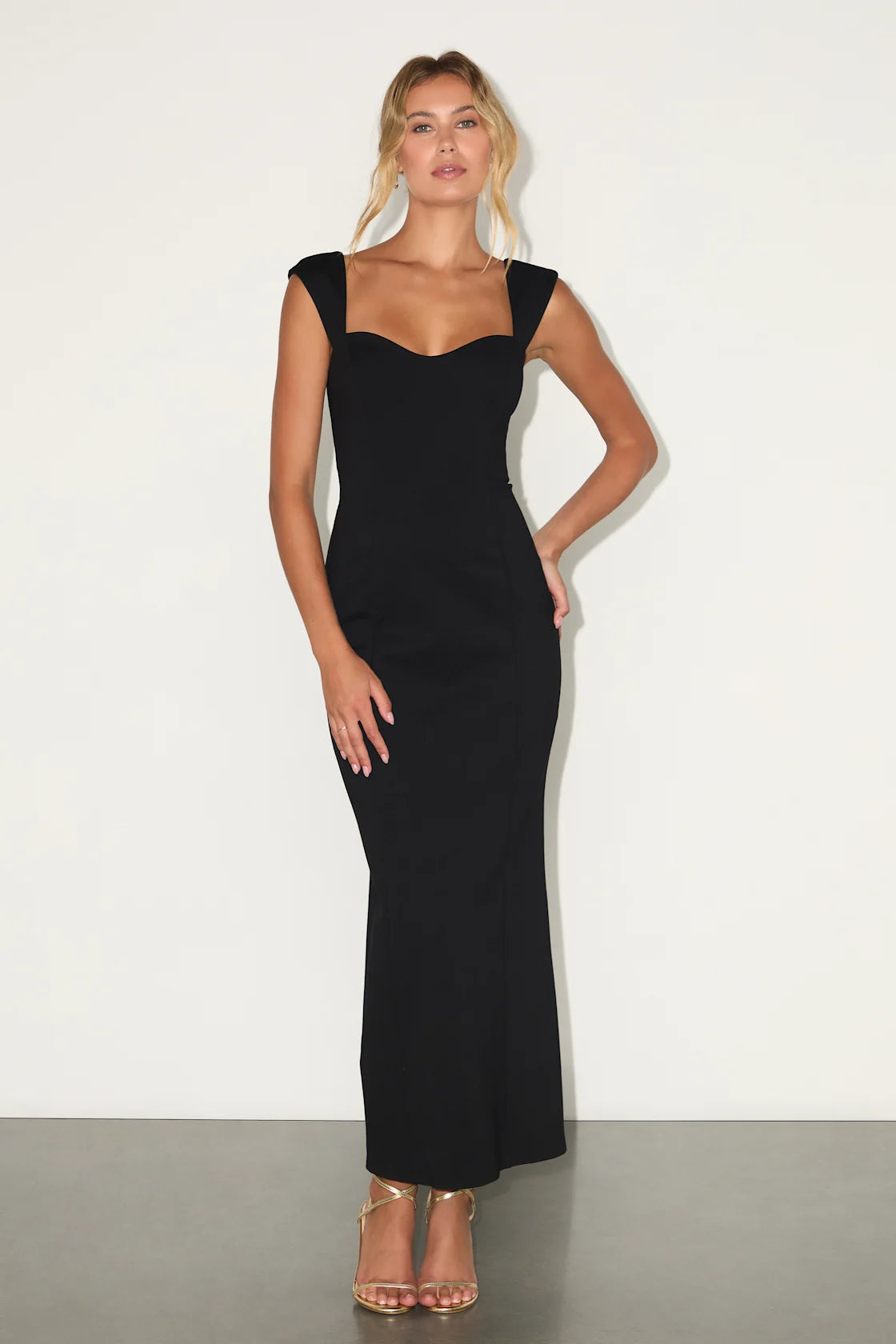 Samai Burgundy Cap Sleeve Bodycon Midi Dress