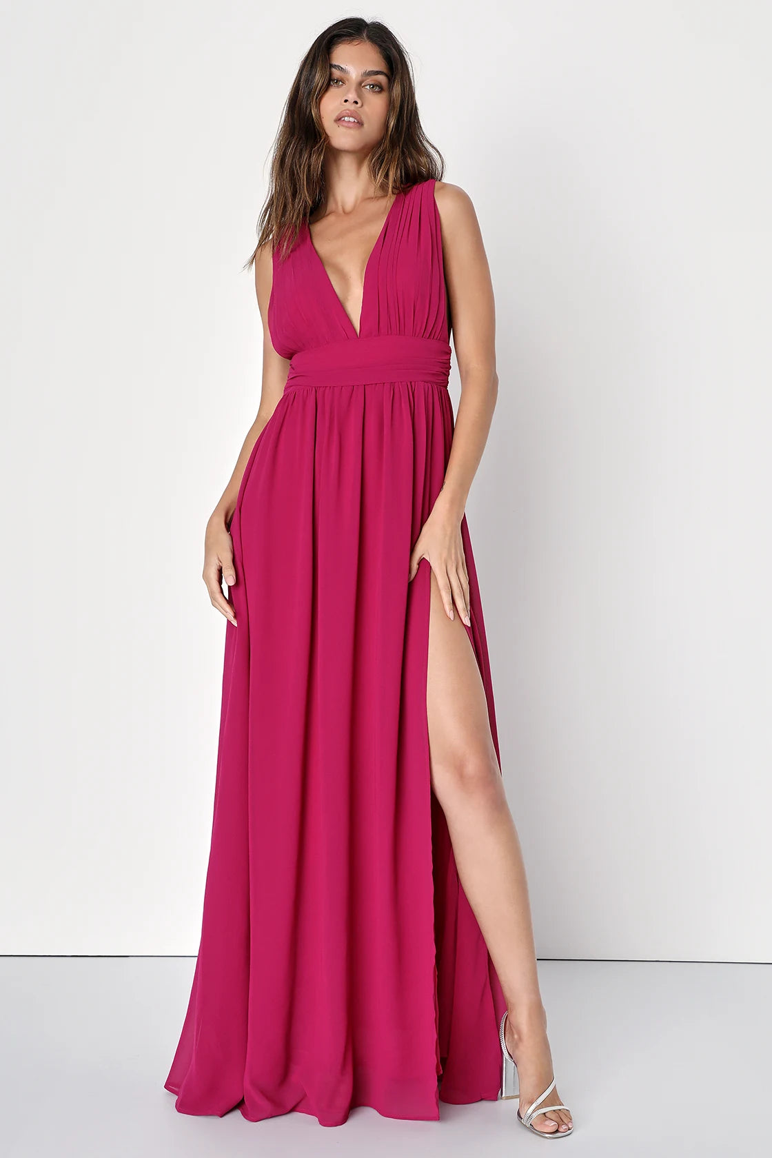 Heavenly Hues Blush Maxi Dress