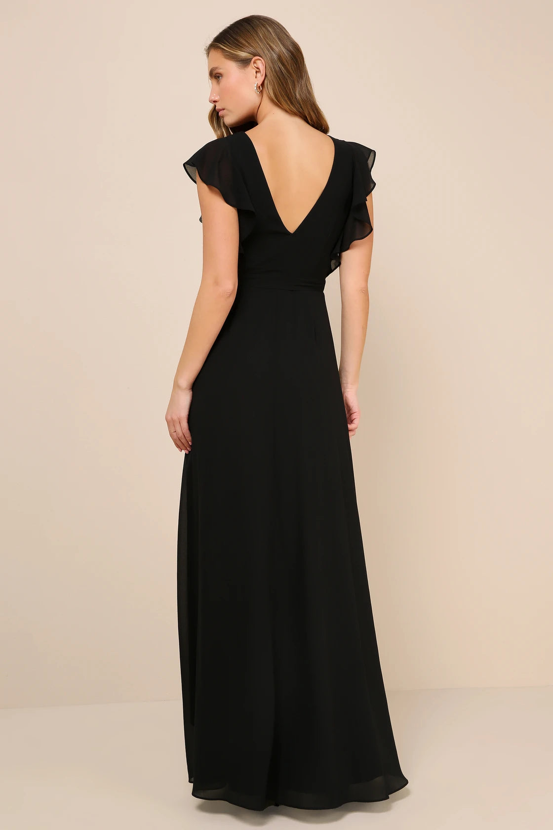 Ravishing Charm Emerald Ruffled Wrap High-Low Maxi Dress