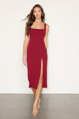 Davana Black Cutout Midi Dress