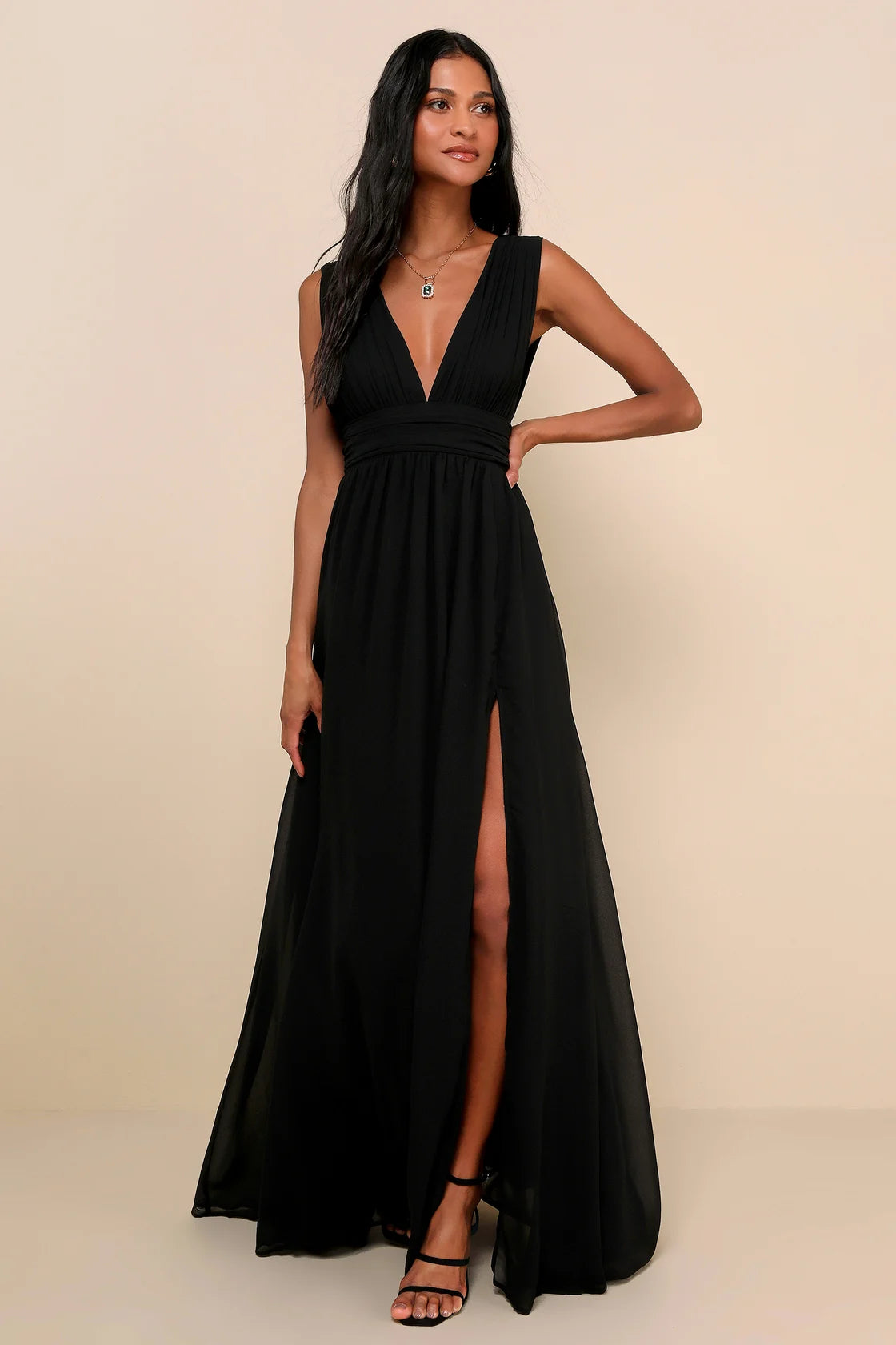 Heavenly Hues Blush Maxi Dress
