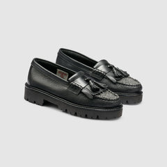 WOMENS ESTHER KILTIE HARRIS TWEED SUPER LUG WEEJUNS LOAFER