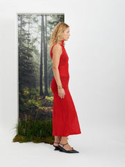 Allegra Sheer Midi Dress