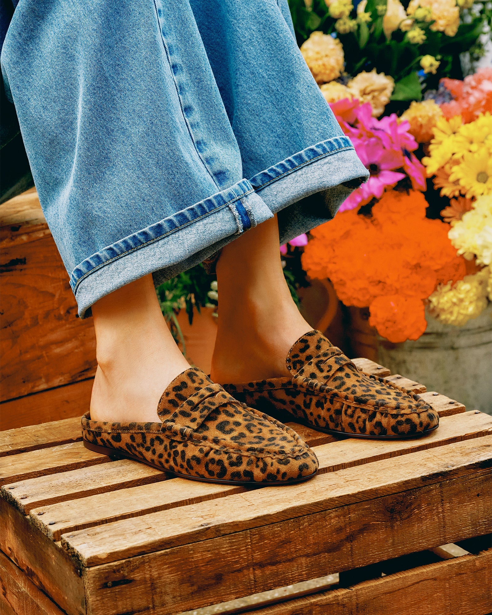 RAFE LEOPARD SUEDE