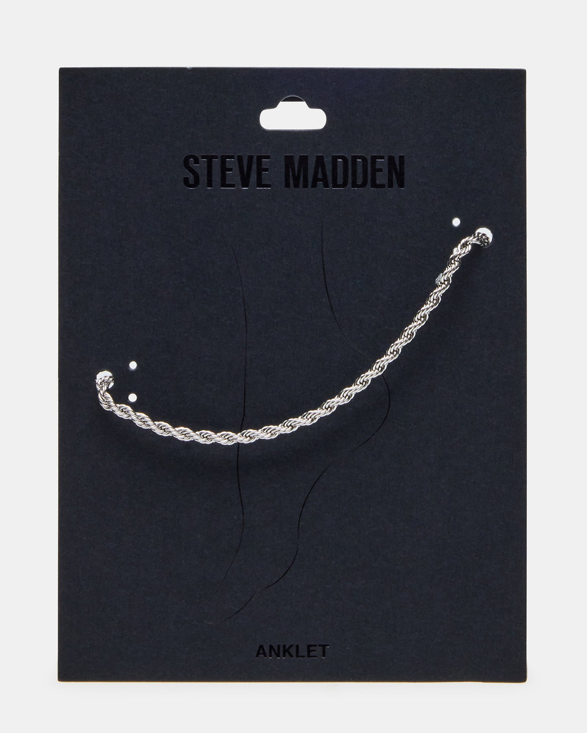 ROPE CHAIN ANKLET SILVER