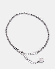 ROPE CHAIN ANKLET SILVER