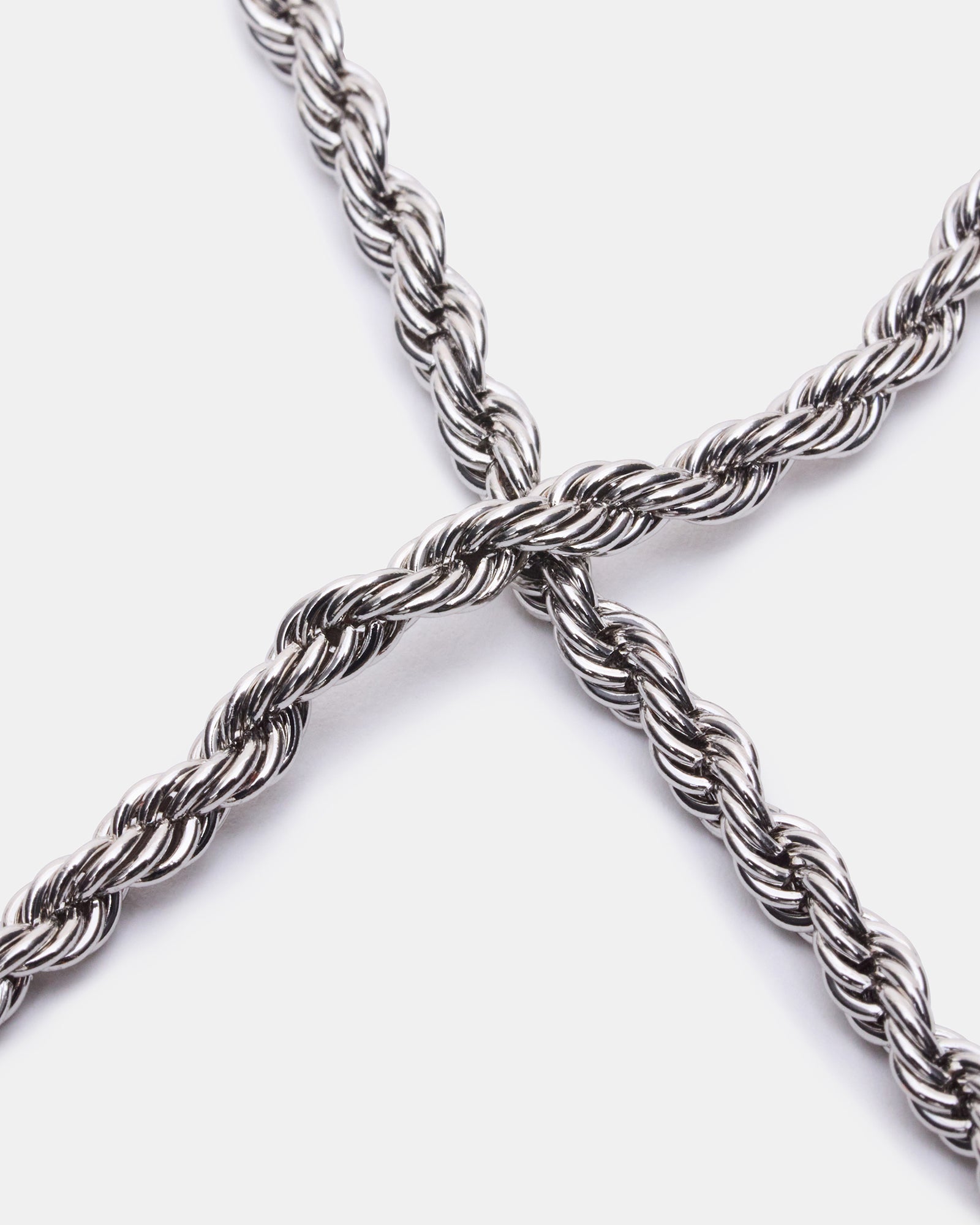ROPE CHAIN ANKLET SILVER