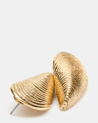 OYSTER SHELL EARINGS GOLD