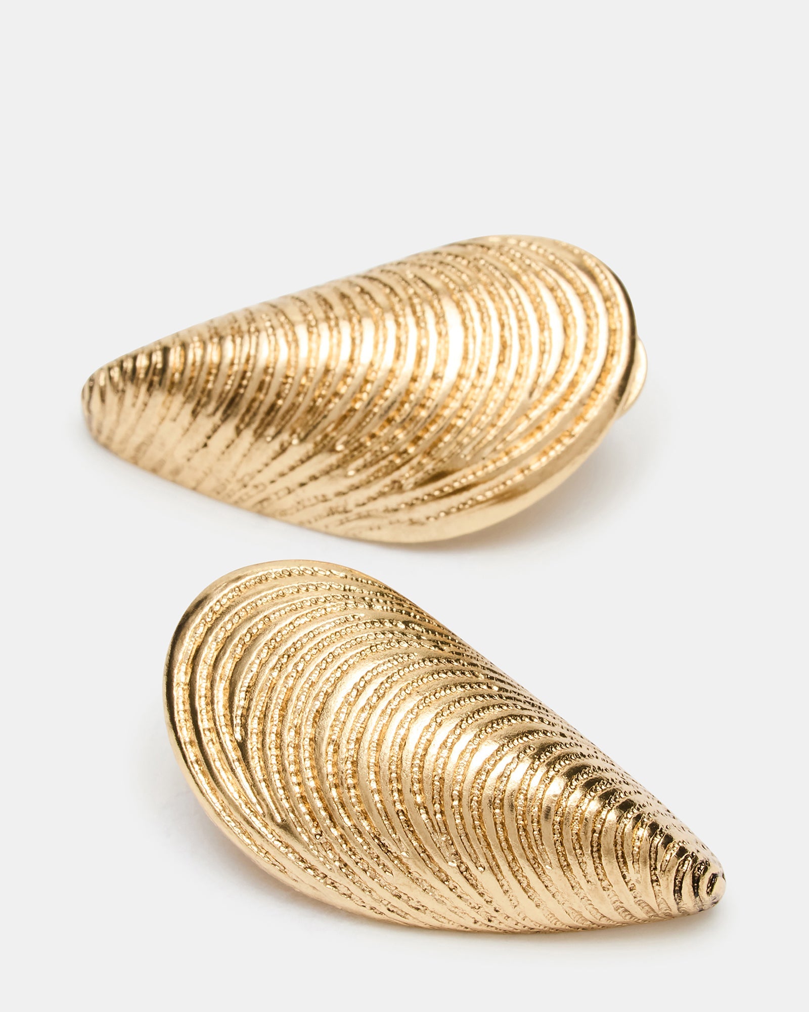 OYSTER SHELL EARINGS GOLD