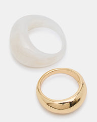 RESIN RING SET NATURAL