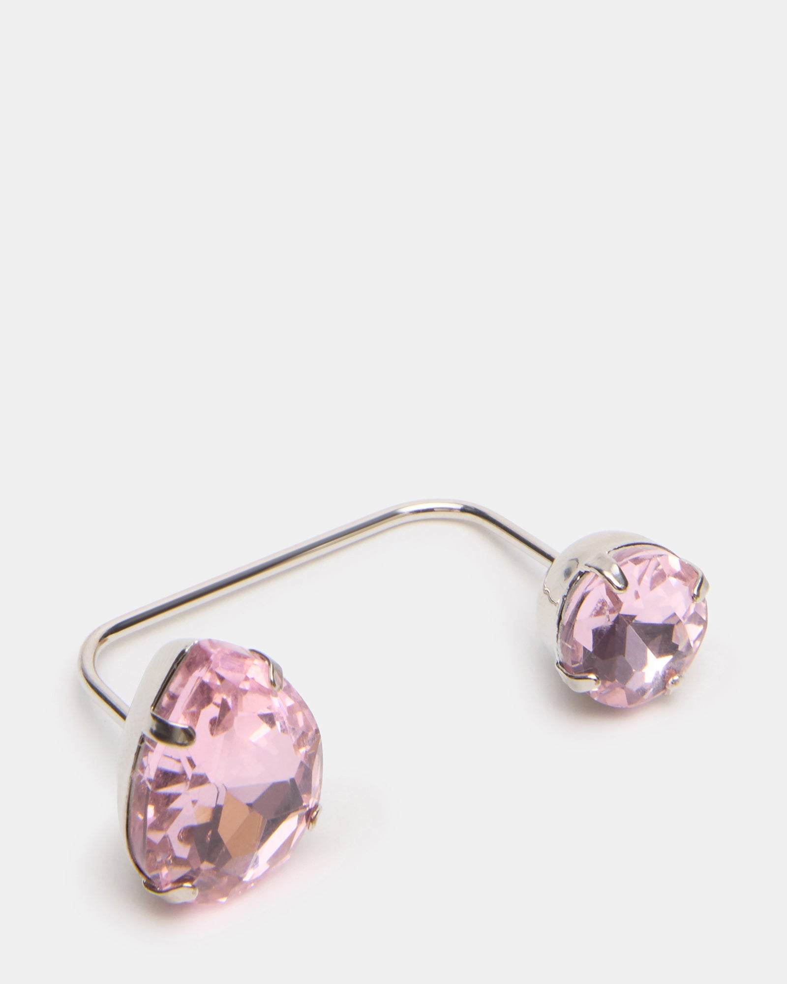 CRYSTAL TOE RING PINK