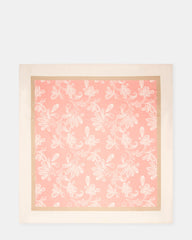 PAISLEY SATIN SCARF TERRACOTTA