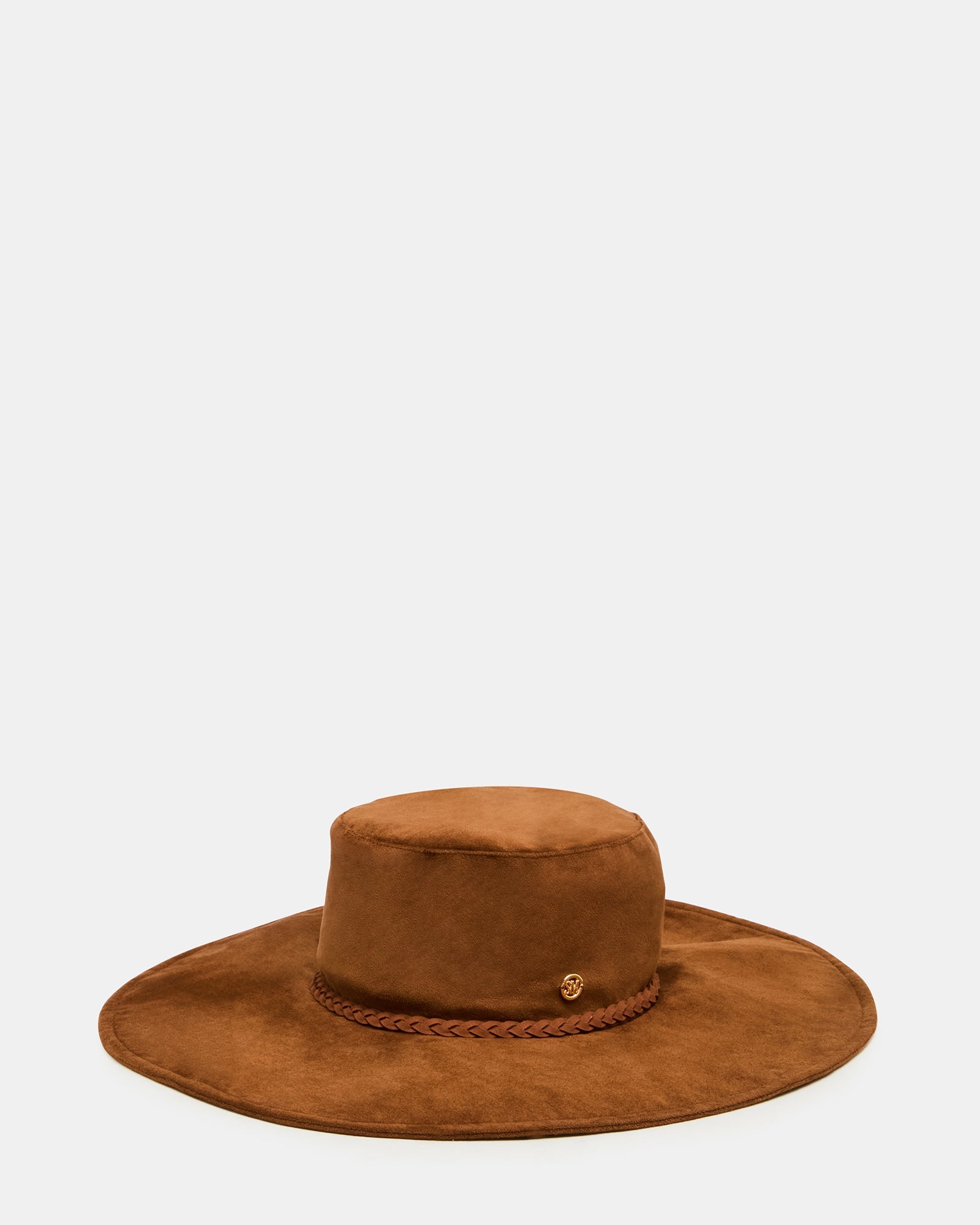 CHLOE FAUX SUEDE FLOPPY FEDORA TIRAMISU