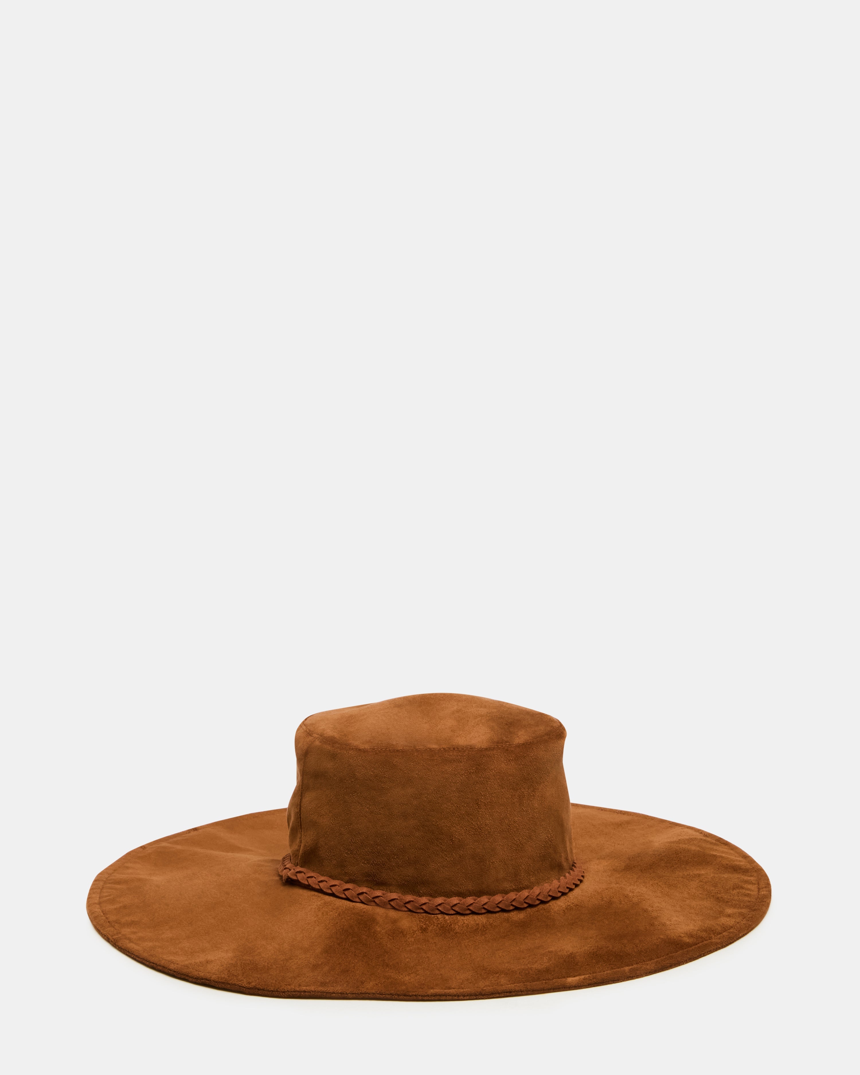 CHLOE FAUX SUEDE FLOPPY FEDORA TIRAMISU