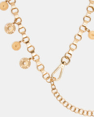 COIN CHAIN BELT GOLD