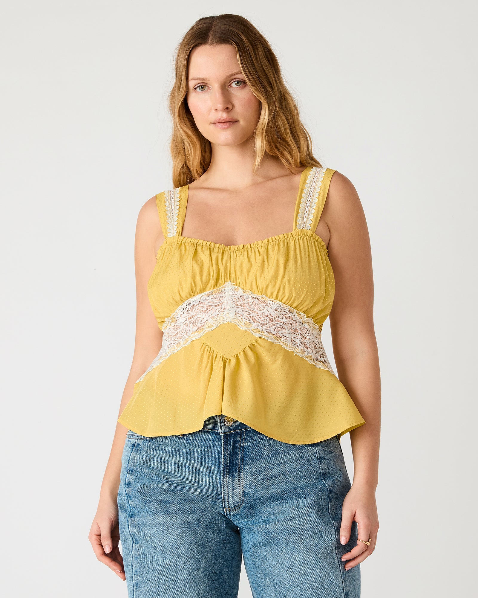 CINTHIA TOP GOLDEN LIME