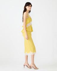 CINTHIA TOP GOLDEN LIME
