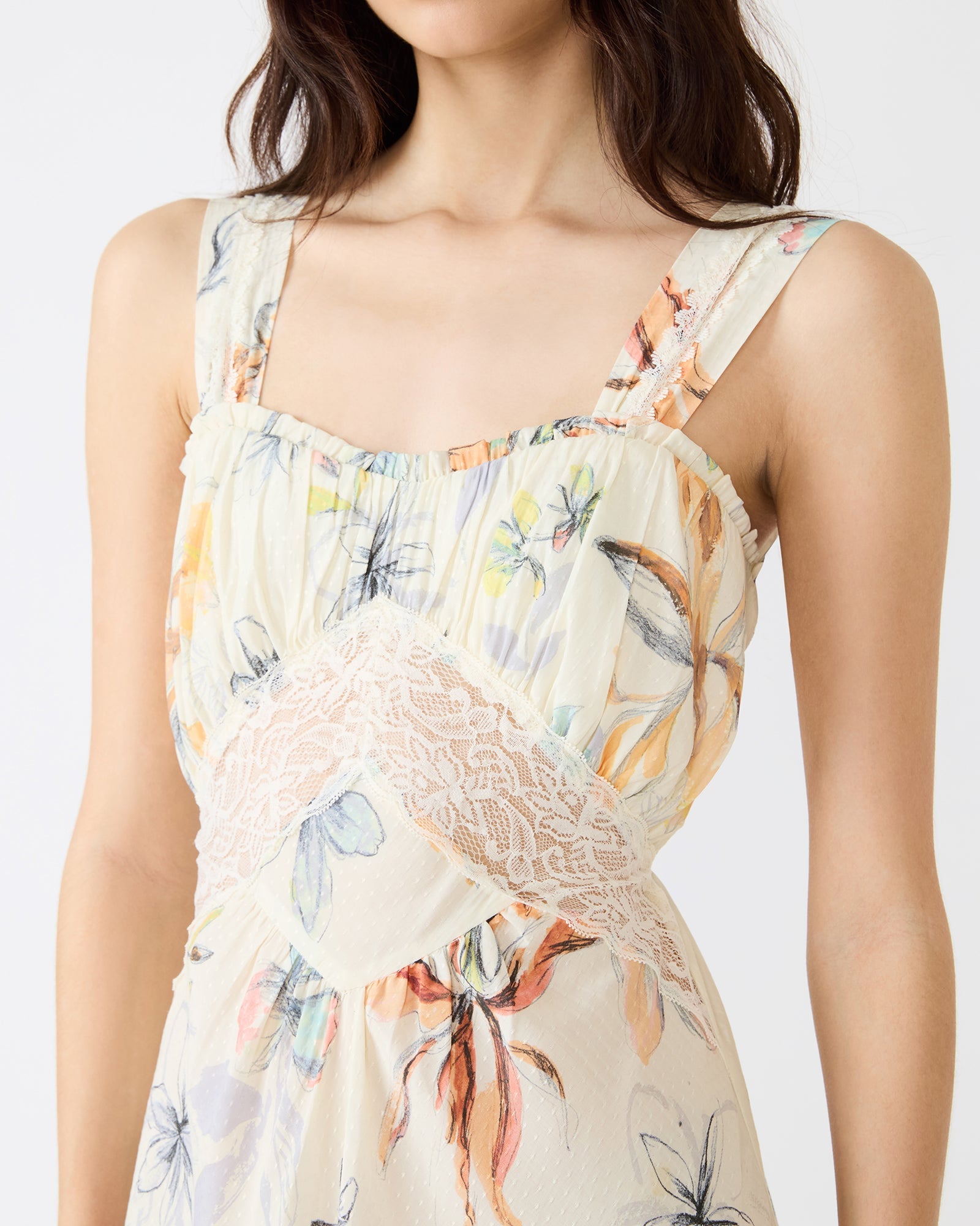 ALEXUS DRESS VINTAGE IVORY