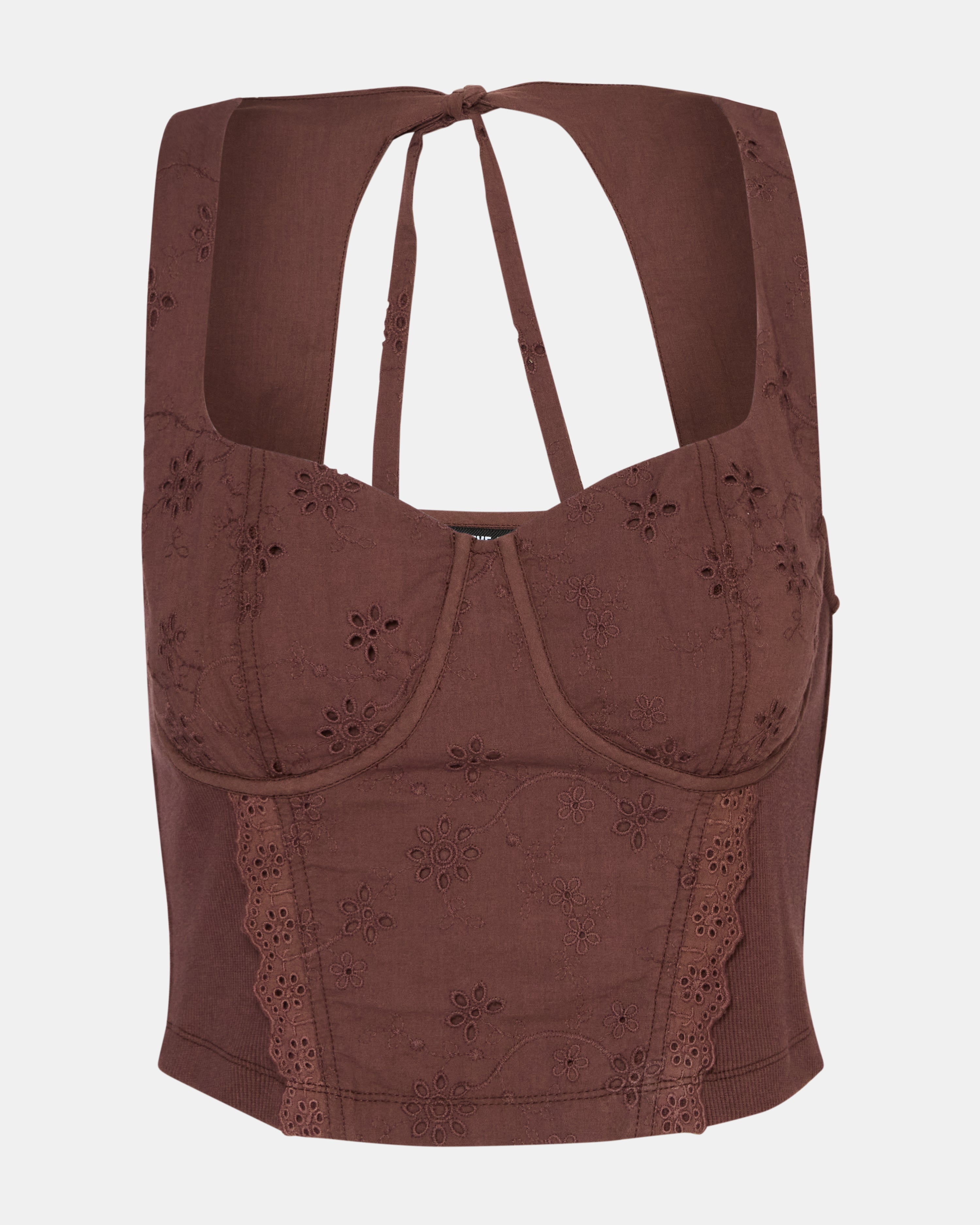 DIXIE KNIT TOP WALNUT