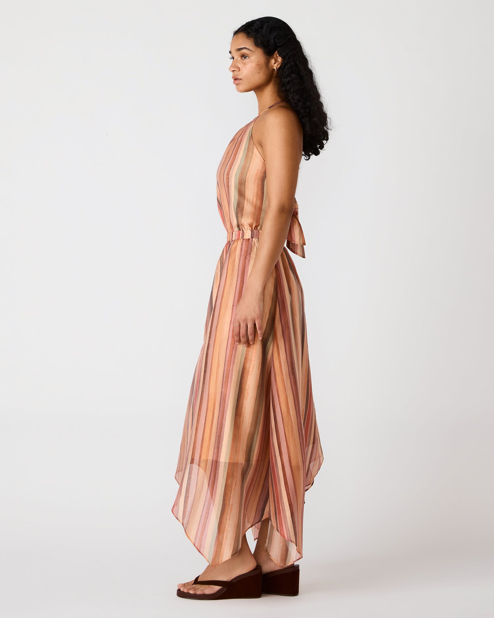 DALINA DRESS STRIPE MULTI