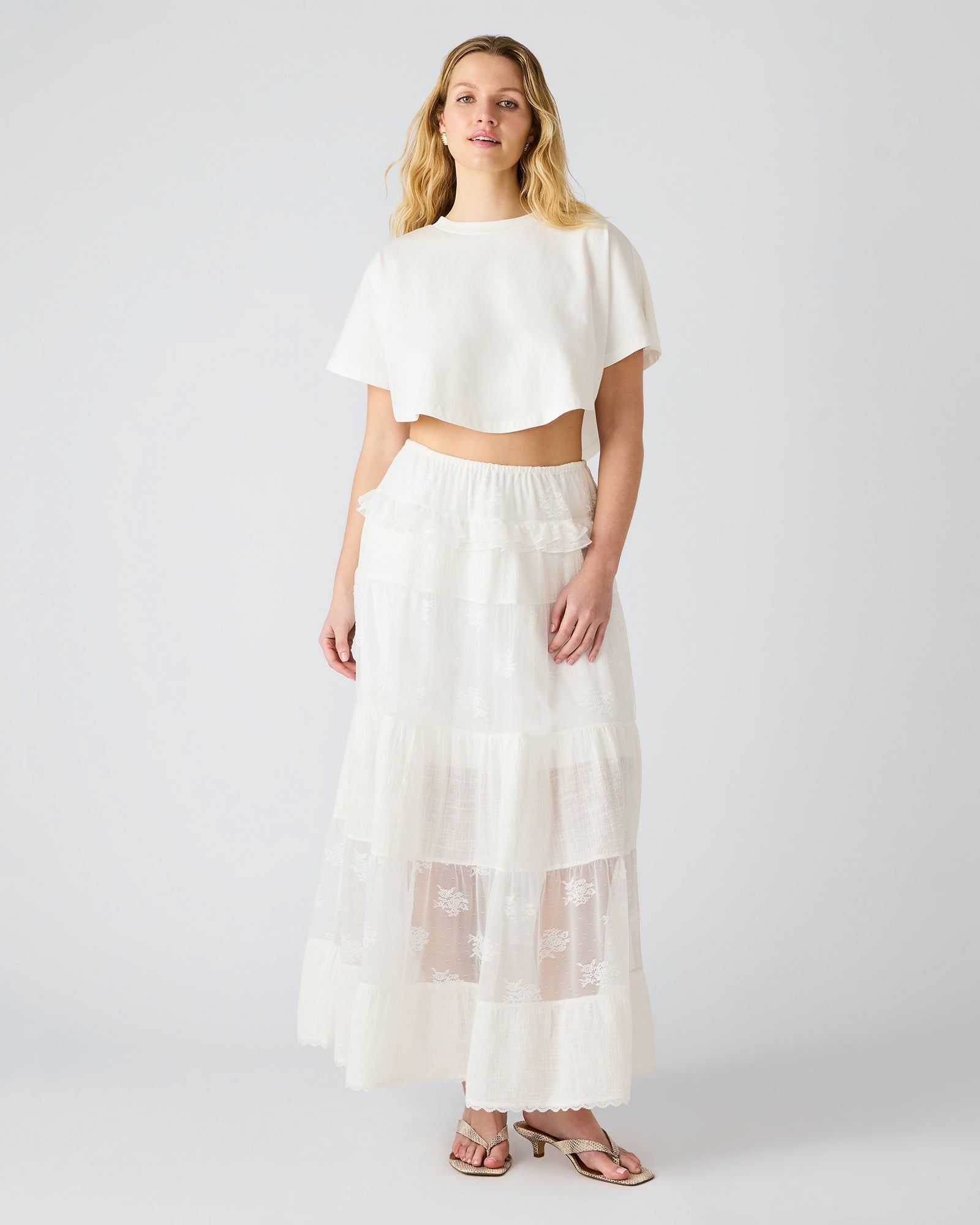 TARRYN SKIRT SNOW WHITE