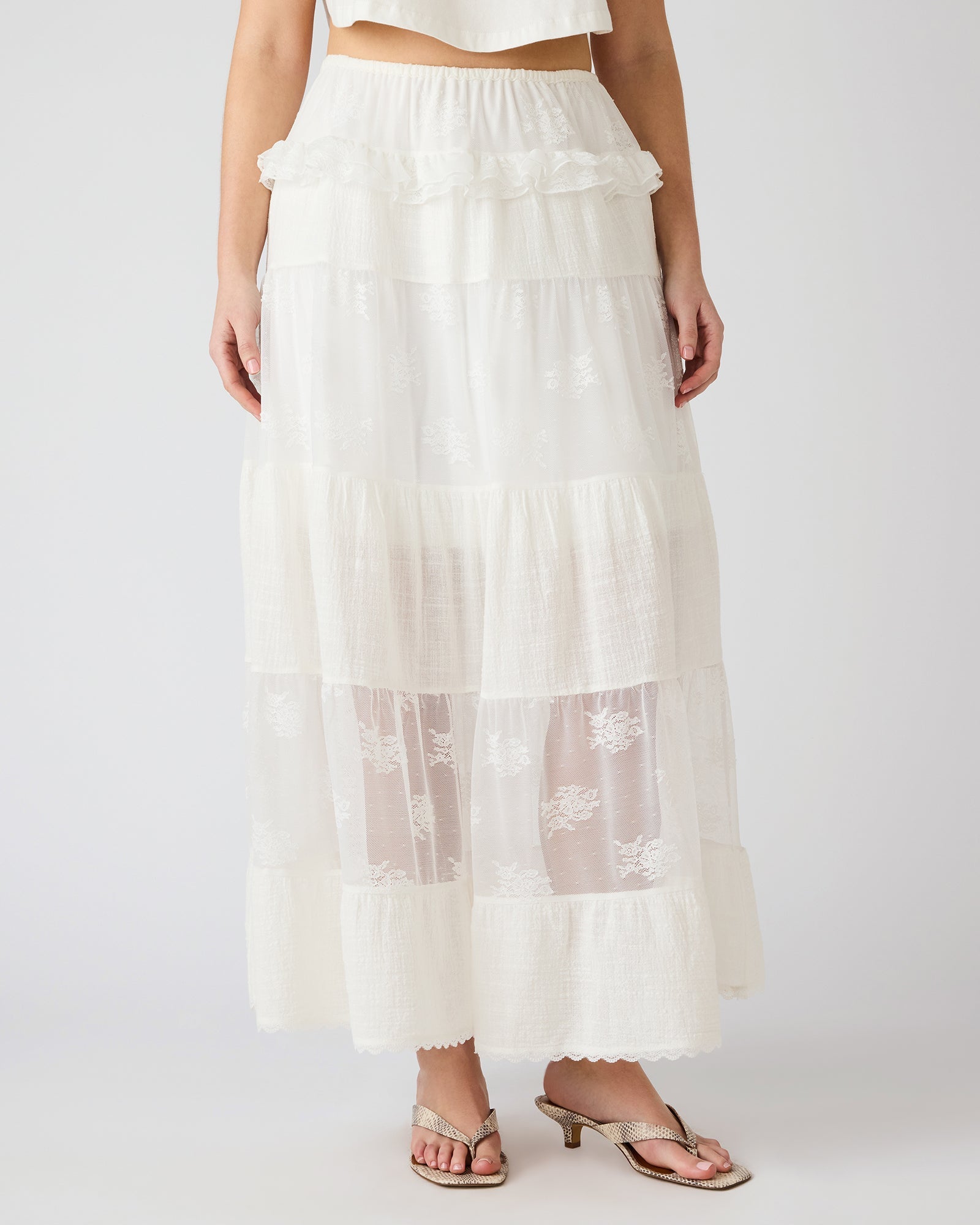 TARRYN SKIRT SNOW WHITE