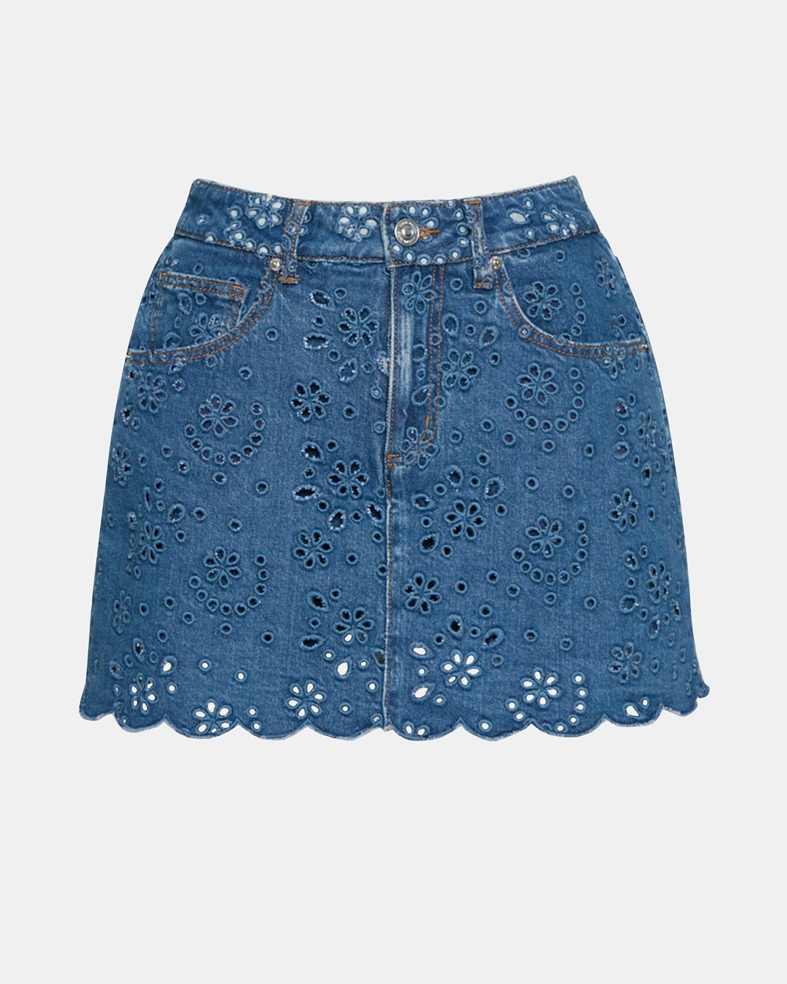 DELILAH SKORT BLUE DEPTHS