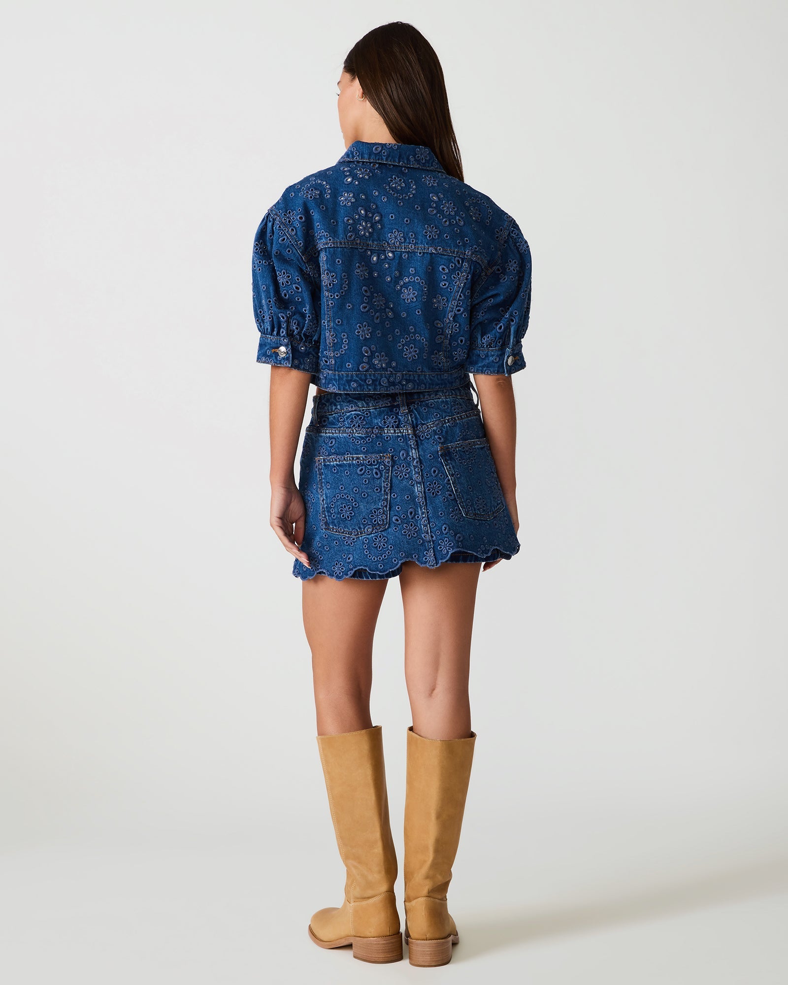 DELILAH SKORT BLUE DEPTHS
