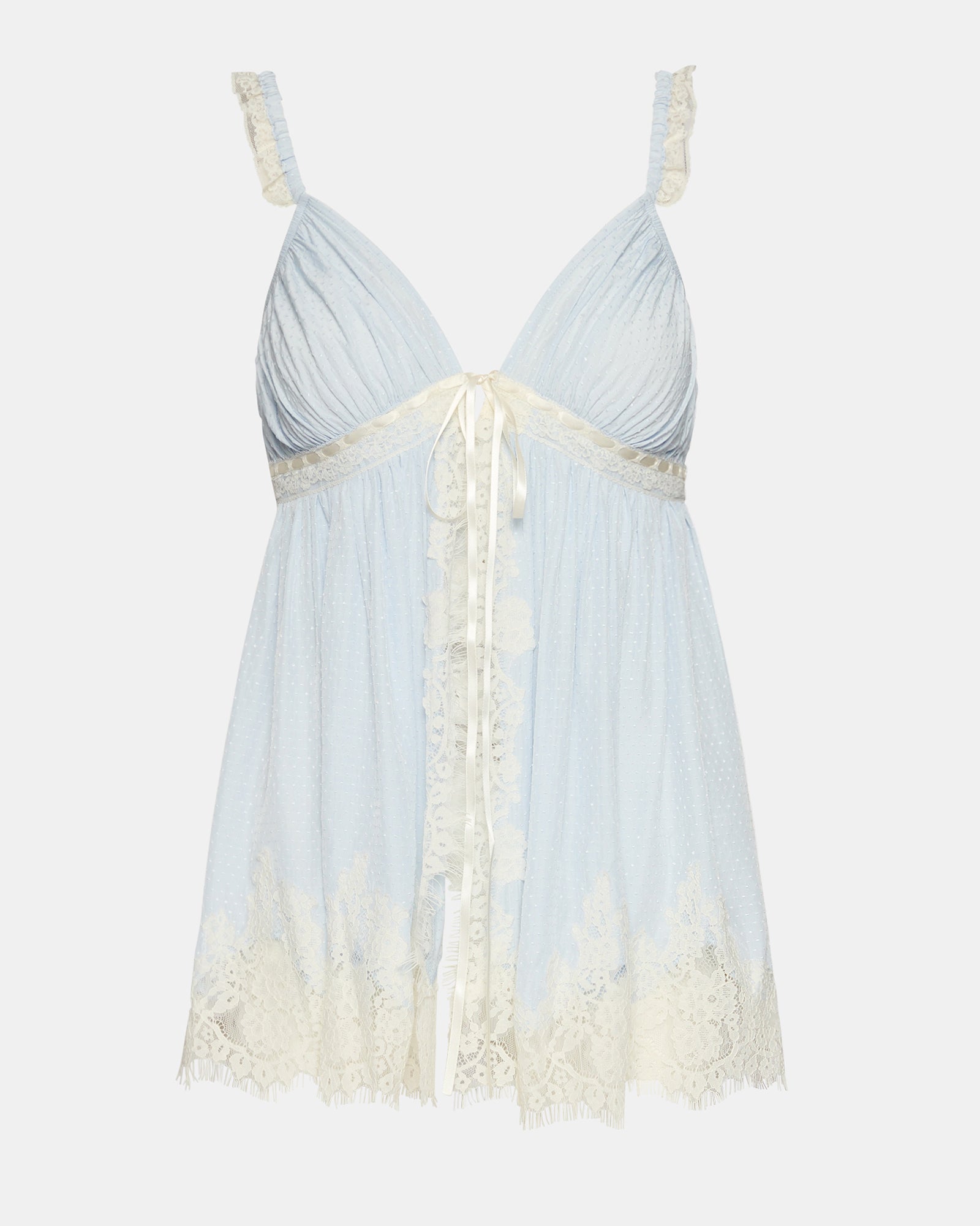 MAZIE TOP BLUE ICE