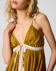 MAZIE TOP THYME GREEN
