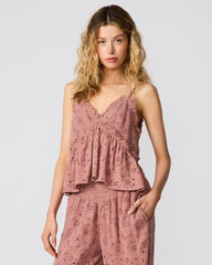 BRYNA TOP BURNT CORAL