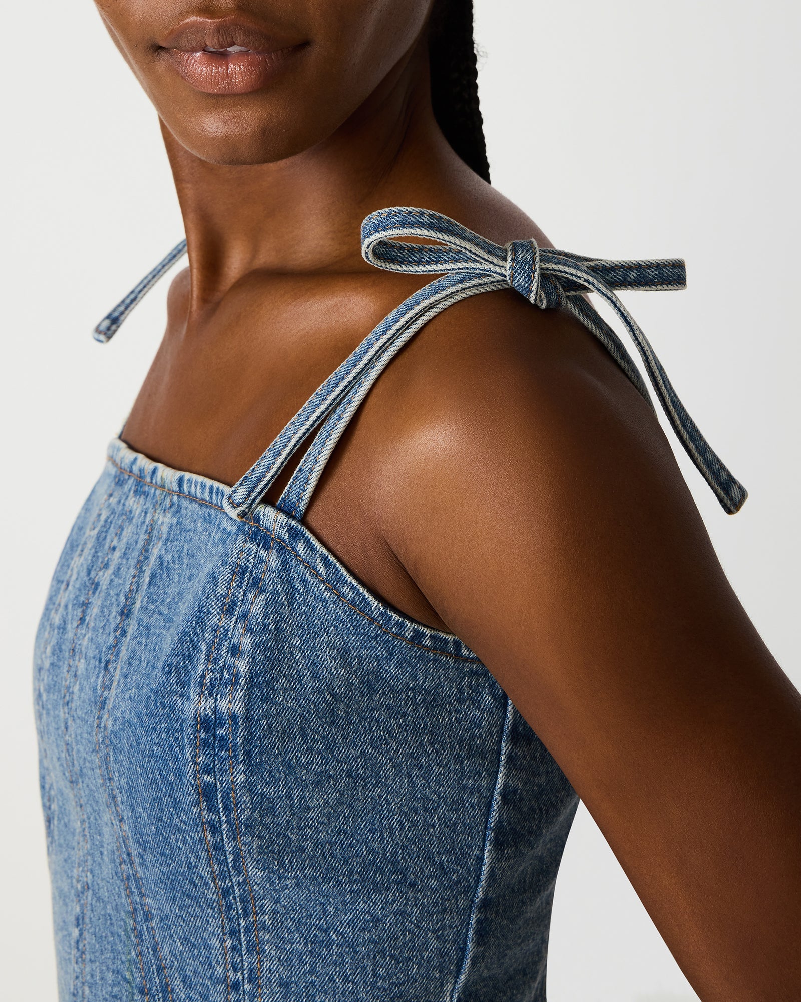 MEAGHAN TOP BLUE HEATHER