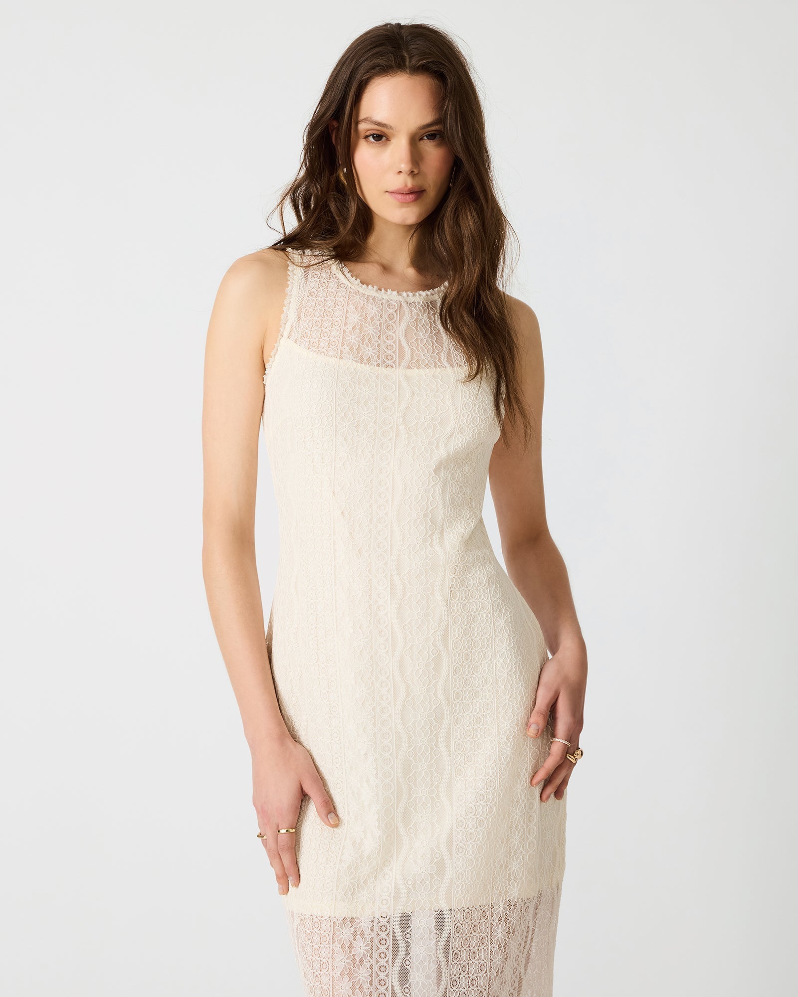 NYSSA DRESS IVORY