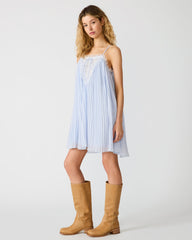 HELLEN DRESS BLUE ICE