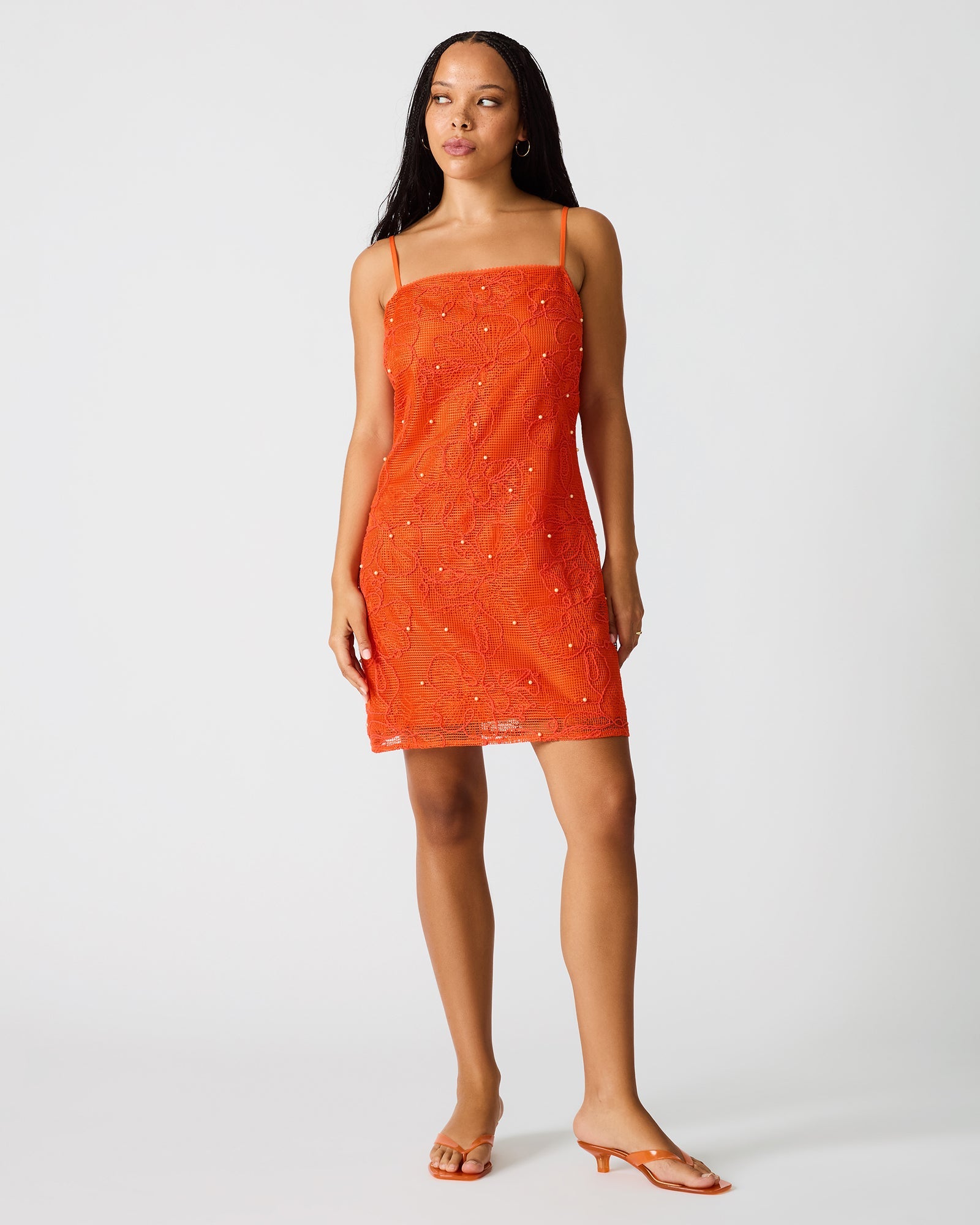 MAUREENE DRESS SALSA RED
