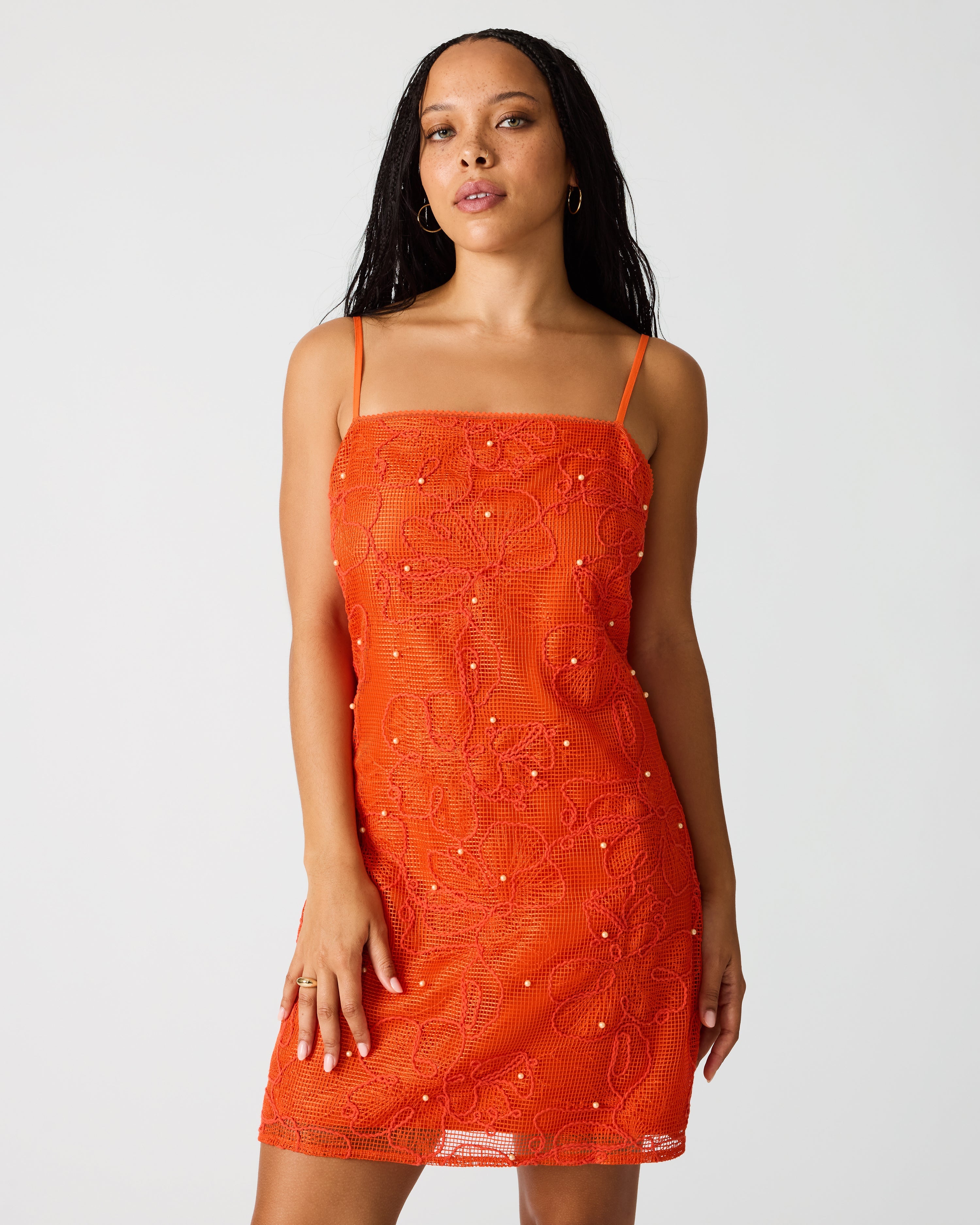 MAUREENE DRESS SALSA RED