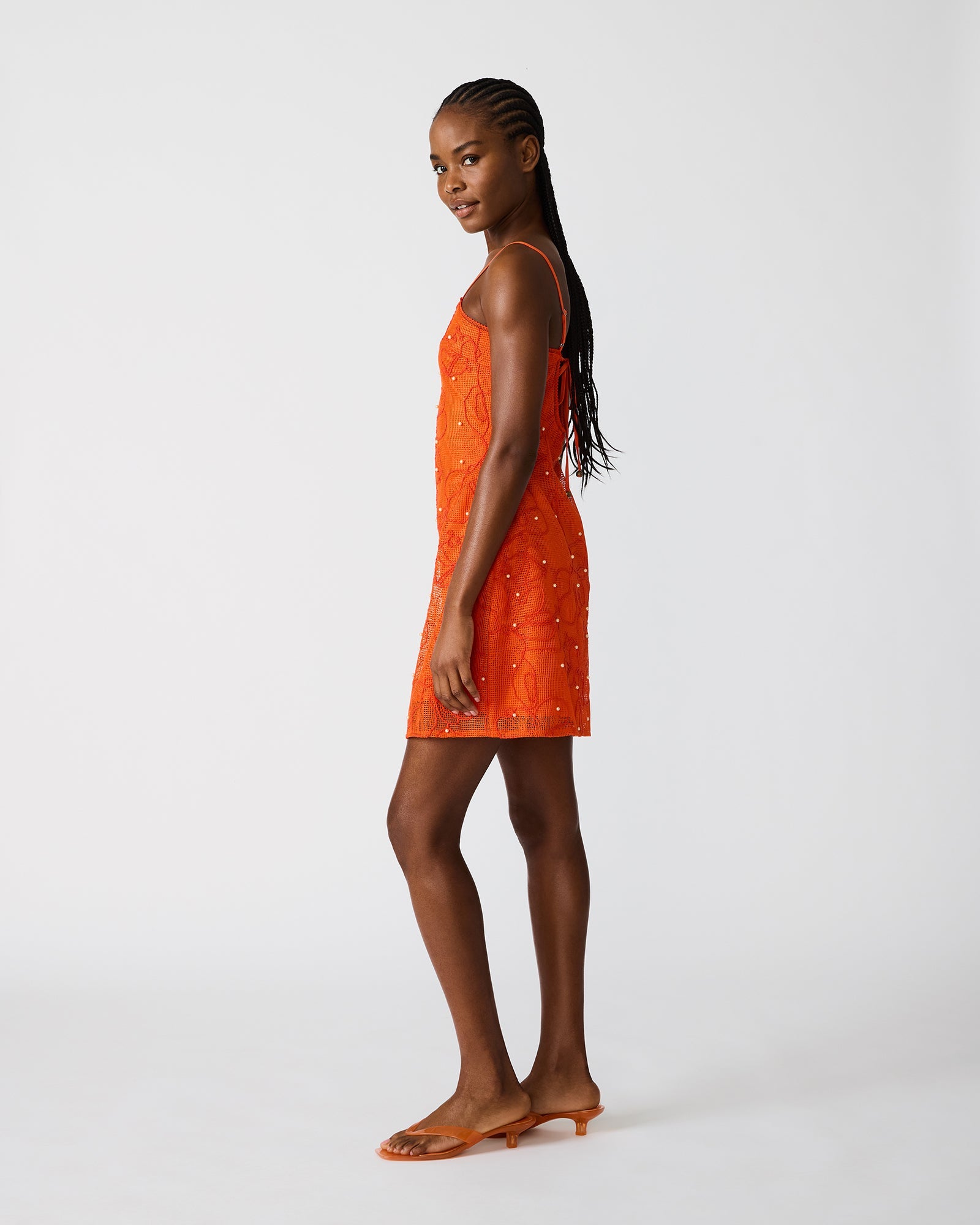 MAUREENE DRESS SALSA RED