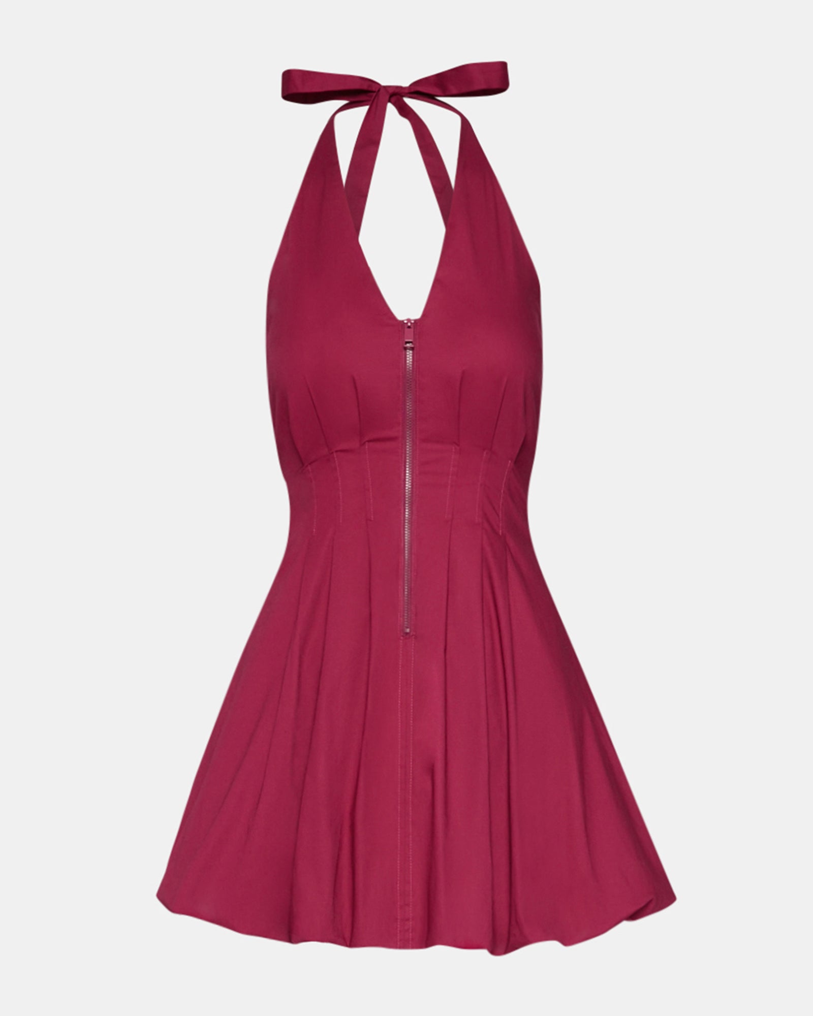 DIANNA DRESS DARK RED