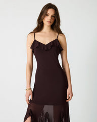 MARIANE DRESS CHOCOLATE