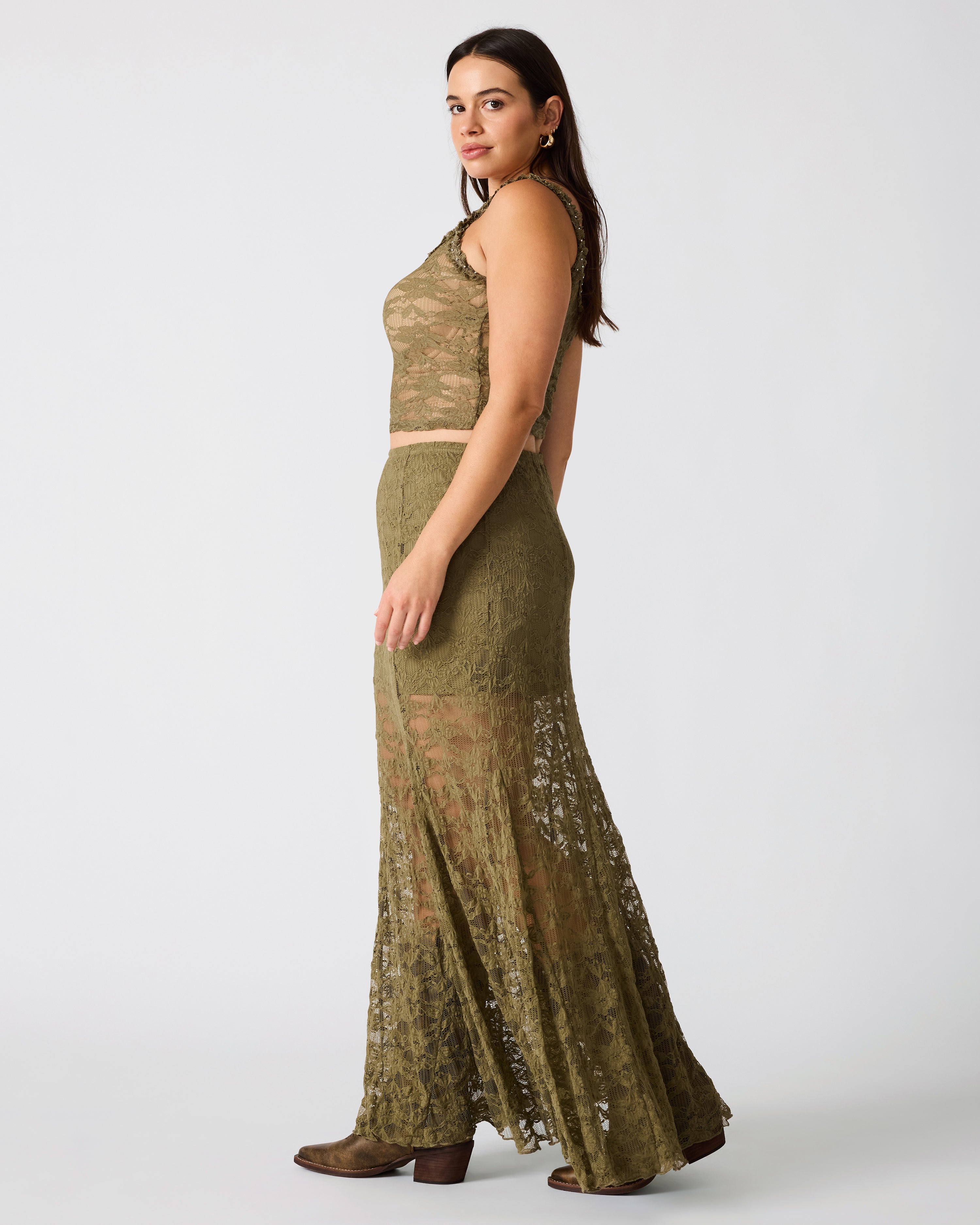MIRABEL SKIRT MOUNTAIN GREEN