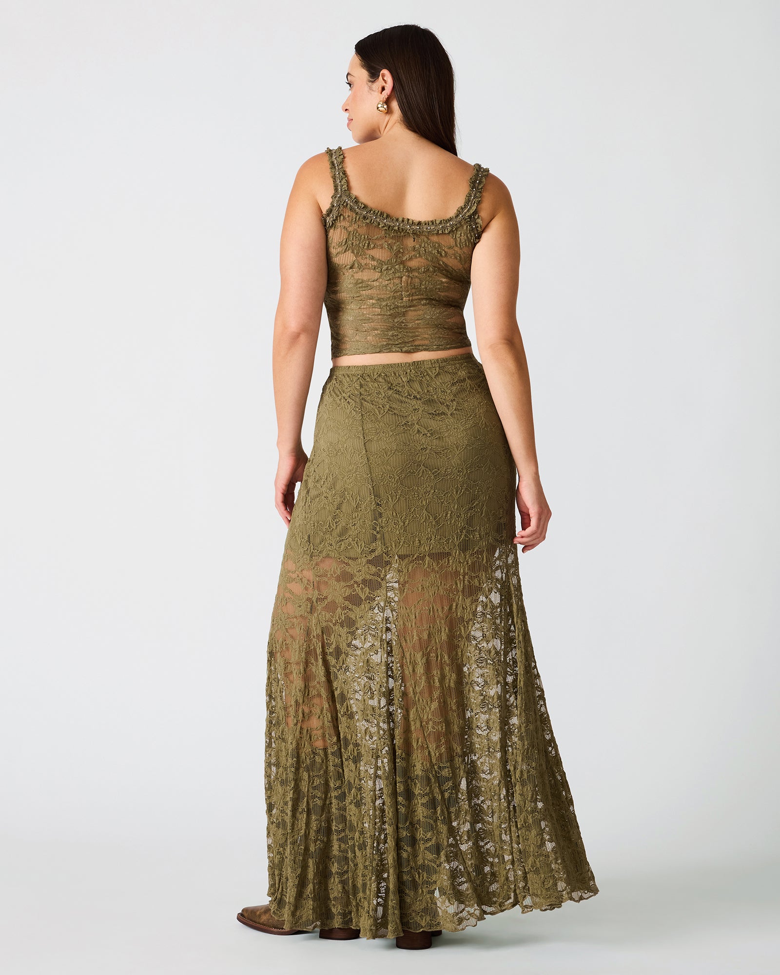 MIRABEL SKIRT MOUNTAIN GREEN