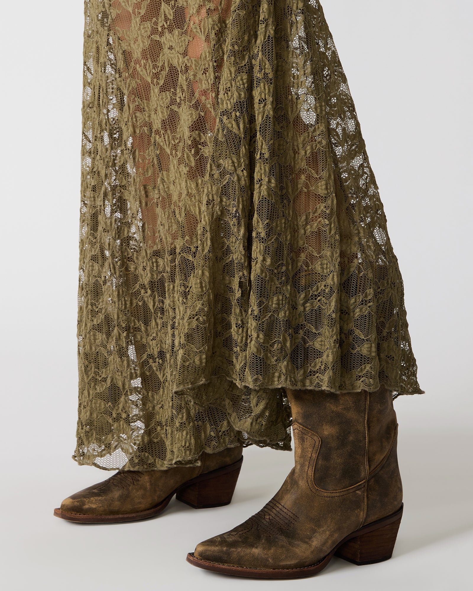 MIRABEL SKIRT MOUNTAIN GREEN